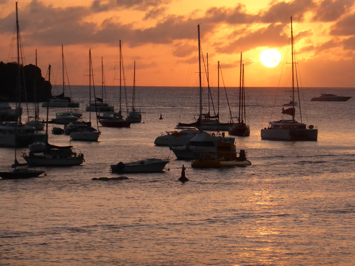 Gustavia harbor